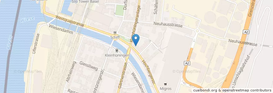 Mapa de ubicacion de Café Braam's en Svizzera, Basilea Città, Basel.