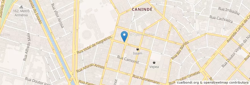 Mapa de ubicacion de Restaurante Flor do Pari en Brazilië, Regio Zuidoost, São Paulo, Região Geográfica Intermediária De São Paulo, Região Metropolitana De São Paulo, Região Imediata De São Paulo, São Paulo.