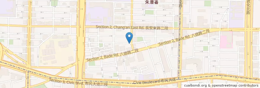 Mapa de ubicacion de Amao Coffee Company en Taiwan, 新北市, Taipei, 中山區.