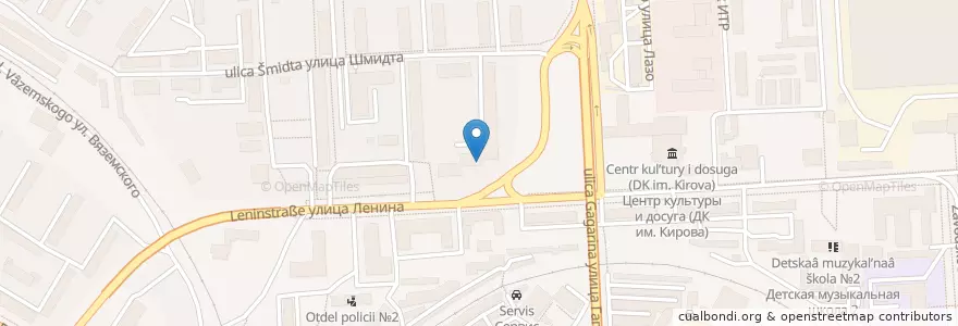 Mapa de ubicacion de Банк "Российский Капитал" en Russia, Circondario Federale Del Volga, Пензенская Область, Городской Округ Пенза.