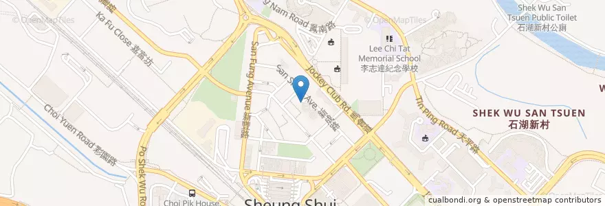 Mapa de ubicacion de 海禧華庭停車場 Royal Jubilee Car Park en China, Hong Kong, Provincia De Cantón, Nuevos Territorios, 北區 North District.