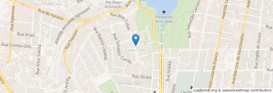 Mapa de ubicacion de Esquina do Espeto en البَرَازِيل, المنطقة الجنوبية الشرقية, ساو باولو, Região Geográfica Intermediária De São Paulo, Região Metropolitana De São Paulo, Região Imediata De São Paulo, ساو باولو.