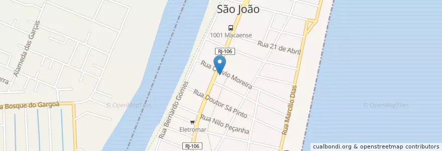 Mapa de ubicacion de Banco do Brasil en 브라질, 남동지방, 리우데자네이루, Região Geográfica Intermediária De Macaé-Rio Das Ostras-Cabo Frio, Região Geográfica Imediata De Macaé-Rio Das Ostras, Casimiro De Abreu.