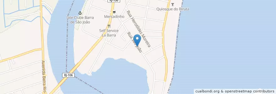 Mapa de ubicacion de O Casarão Restaurante en 브라질, 남동지방, 리우데자네이루, Região Geográfica Intermediária De Macaé-Rio Das Ostras-Cabo Frio, Região Geográfica Imediata De Macaé-Rio Das Ostras.