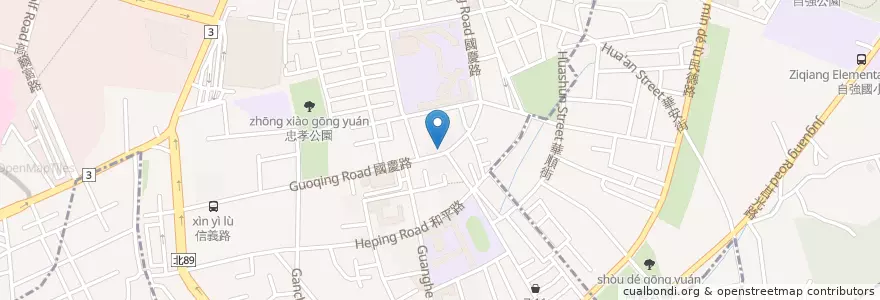 Mapa de ubicacion de 民懷牙醫診所 en 臺灣, 新北市, 板橋區.