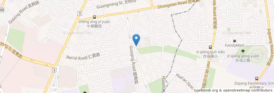 Mapa de ubicacion de 食藝鍋 en تایوان, 新北市, 板橋區.