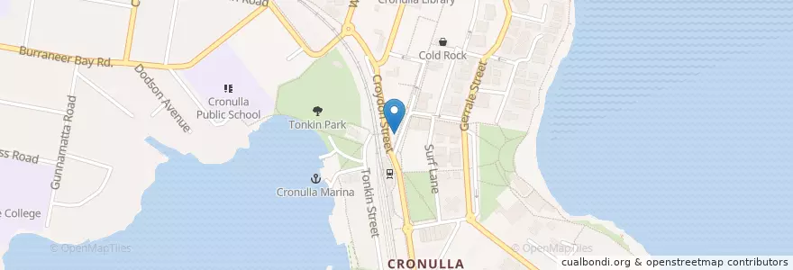 Mapa de ubicacion de Brass Monkey en Australien, Neusüdwales, Sutherland Shire Council, Sydney.