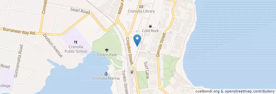 Mapa de ubicacion de CharlieLovett en Australien, Neusüdwales, Sutherland Shire Council, Sydney.