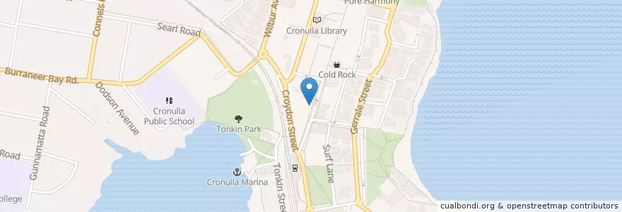 Mapa de ubicacion de Rediatm en Australie, Nouvelle Galles Du Sud, Sutherland Shire Council, Sydney.