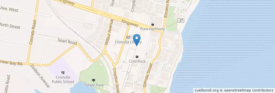 Mapa de ubicacion de So Fresh en استرالیا, New South Wales, Sutherland Shire Council, Sydney.