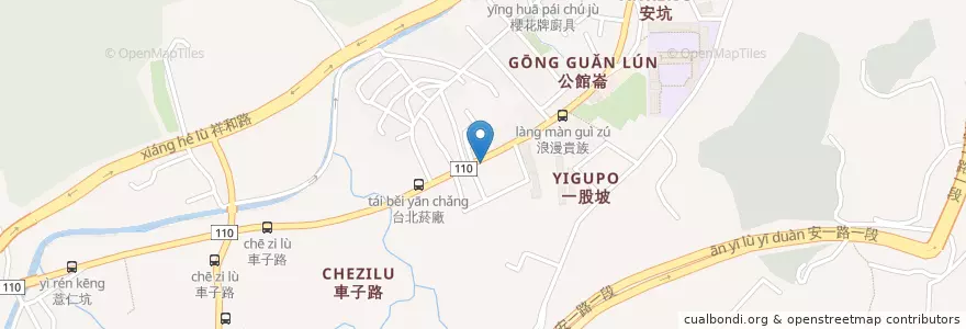 Mapa de ubicacion de 新店農會德安辦事處 en Taïwan, Nouveau Taipei, Xindian.