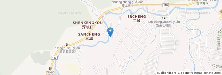 Mapa de ubicacion de 寶媽媽托兒所 en تایوان, 新北市, 新店區.