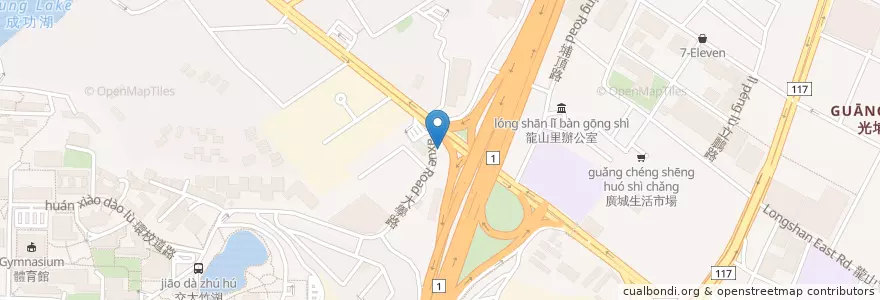 Mapa de ubicacion de 海瑞貢丸 en Taiwan, 臺灣省, Hsinchu, 東區.