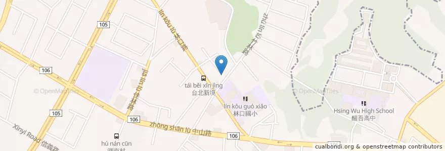 Mapa de ubicacion de 三之三安親班 en Taiwan, 新北市, 林口區.