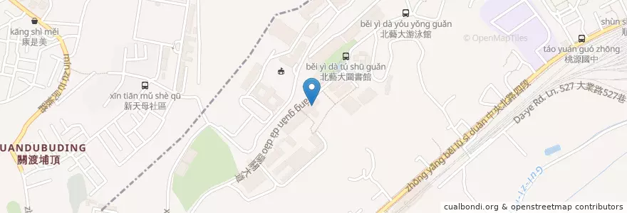 Mapa de ubicacion de 達文士義大利餐廳 en Taiwan, Neu-Taipeh.