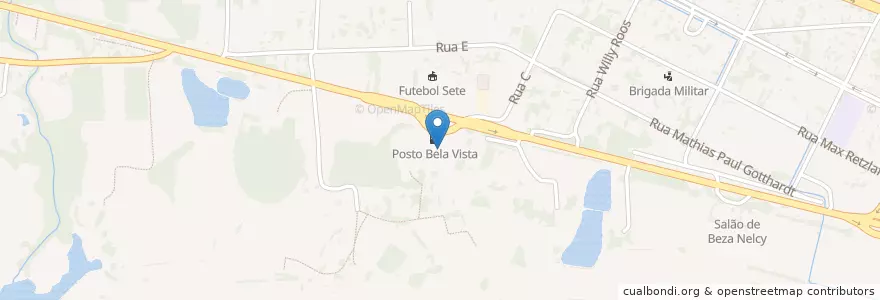 Mapa de ubicacion de Restaurante Bela Vista en ブラジル, 南部地域, リオグランデ・ド・スル, Região Geográfica Intermediária De Santa Maria, Região Geográfica Imediata De Cachoeira Do Sul, Paraíso Do Sul.