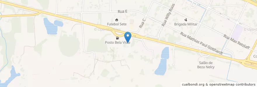 Mapa de ubicacion de Restaurante Taberna en ブラジル, 南部地域, リオグランデ・ド・スル, Região Geográfica Intermediária De Santa Maria, Região Geográfica Imediata De Cachoeira Do Sul, Paraíso Do Sul.