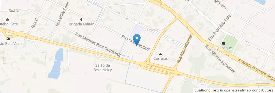 Mapa de ubicacion de Delegacia de Polícia en Brezilya, Güney Bölgesi, Rio Grande Do Sul, Região Geográfica Intermediária De Santa Maria, Região Geográfica Imediata De Cachoeira Do Sul, Paraíso Do Sul.