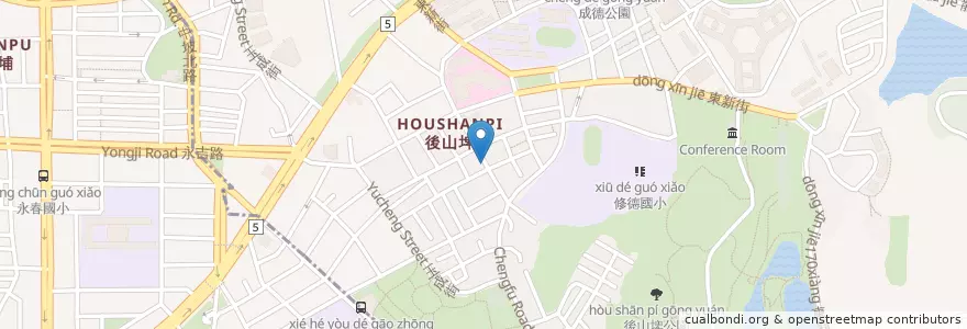 Mapa de ubicacion de 滿客牛肉麵 en تایوان, 新北市, تایپه, 南港區.
