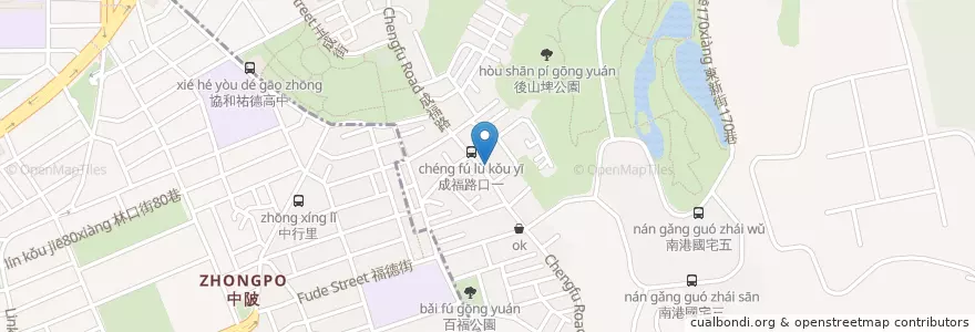 Mapa de ubicacion de 吉的堡小騎士幼兒園 en تایوان, 新北市, تایپه, 南港區.