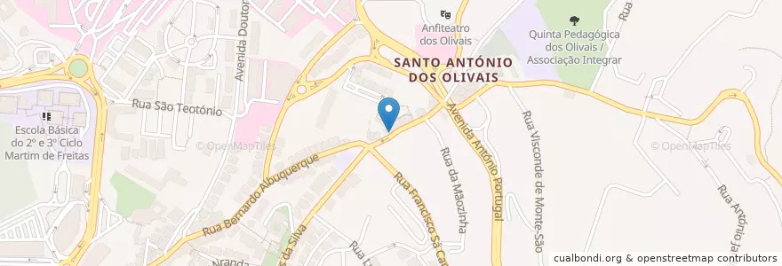 Mapa de ubicacion de Compostu Tavern en Portogallo, Centro, Baixo Mondego, Coimbra, Coimbra, Santo António Dos Olivais.