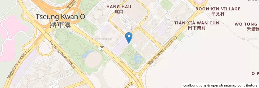 Mapa de ubicacion de 公眾單車泊位 en Cina, Guangdong, Hong Kong, Nuovi Territori, 西貢區 Sai Kung District.