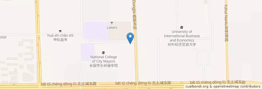 Mapa de ubicacion de 永和大王 en چین, پکن, هبئی, 朝阳区 / Chaoyang.
