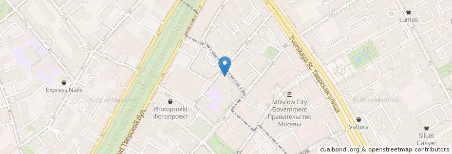 Mapa de ubicacion de Интеза en Россия, Центральный Федеральный Округ, Москва, Центральный Административный Округ, Тверской Район.