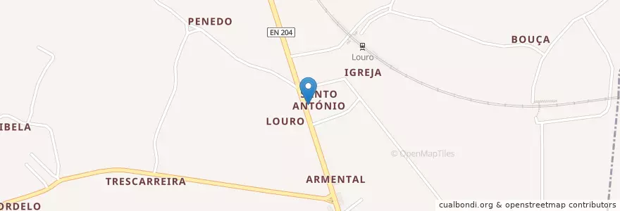 Mapa de ubicacion de Cepsa en Portugal, Norte, Braga, Ave, Vila Nova De Famalicão, Louro.
