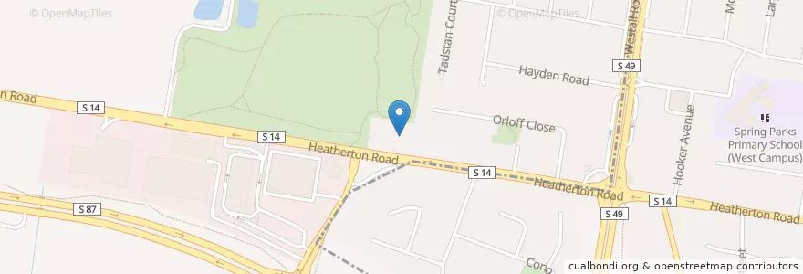 Mapa de ubicacion de New Covenant Pentecostal Church en Австралия, Виктория.