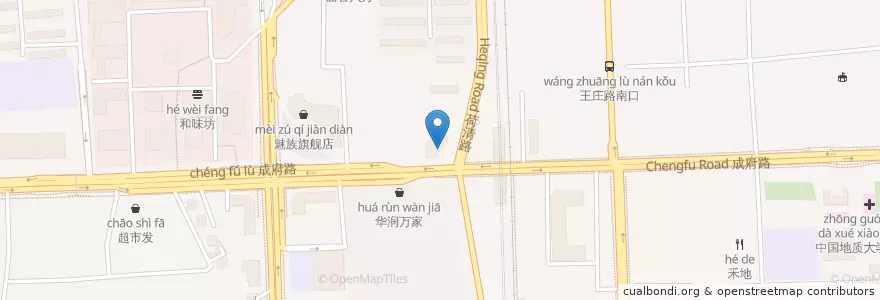 Mapa de ubicacion de 必胜客 en چین, پکن, هبئی, 海淀区.