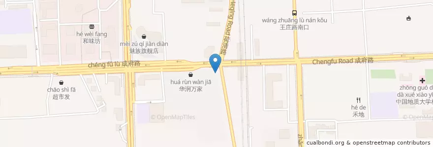 Mapa de ubicacion de Lush en China, Beijing, Hebei, Haidian District.
