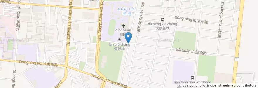 Mapa de ubicacion de 舒芙里法式烘培坊 en Taiwan, Tainan, Eastern District.