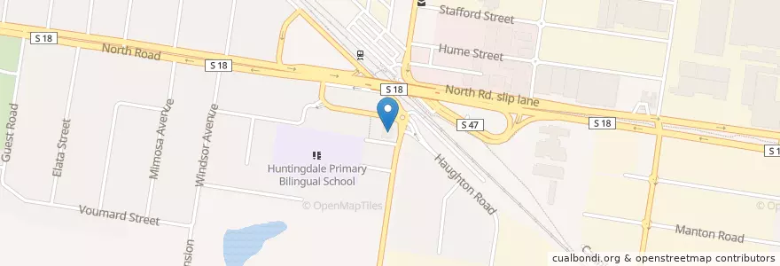 Mapa de ubicacion de Germain Street Kindergarten en Australia, Victoria, City Of Monash.