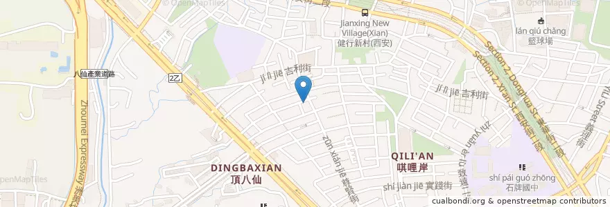 Mapa de ubicacion de 尊賢郵局 en Taiwan, New Taipei, Taipei, Beitou.