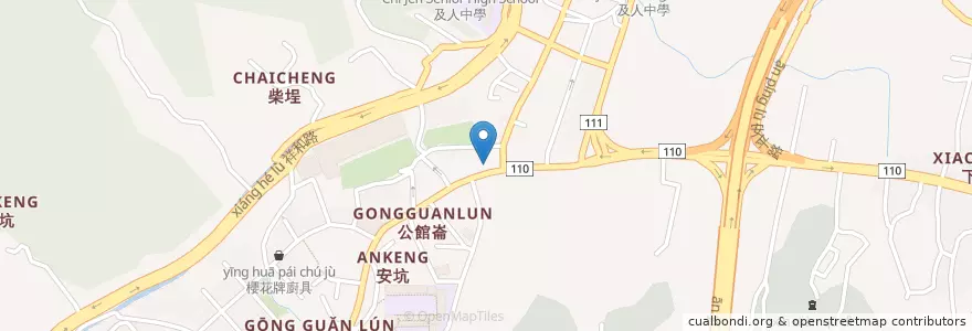 Mapa de ubicacion de 信隆大藥局 en تايوان, تايبيه الجديدة, 新店區.
