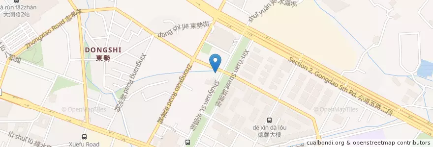 Mapa de ubicacion de 石頭日式炭火燒肉 en Taiwan, 臺灣省, 新竹市, 東區.