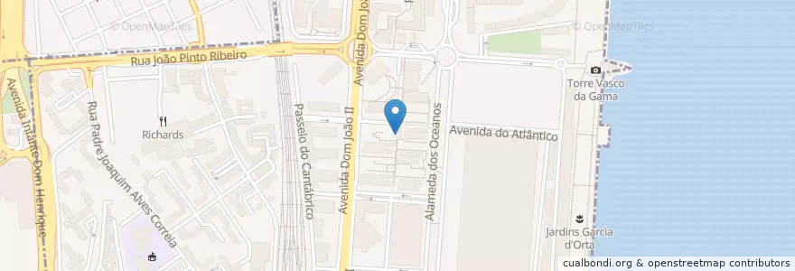 Mapa de ubicacion de Sixt Car Rental Lisbon Expo en 포르투갈, Área Metropolitana De Lisboa, Lisboa, Grande Lisboa, 리스본, Parque Das Nações.