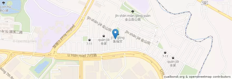 Mapa de ubicacion de 韓國館 en تایوان, 臺灣省, سینچو, 東區.