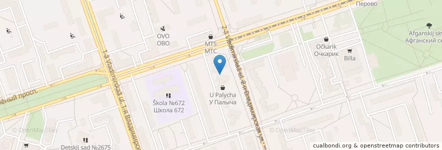 Mapa de ubicacion de Сбербанк en Rusia, Центральный Федеральный Округ, Москва, Восточный Административный Округ, Район Перово.