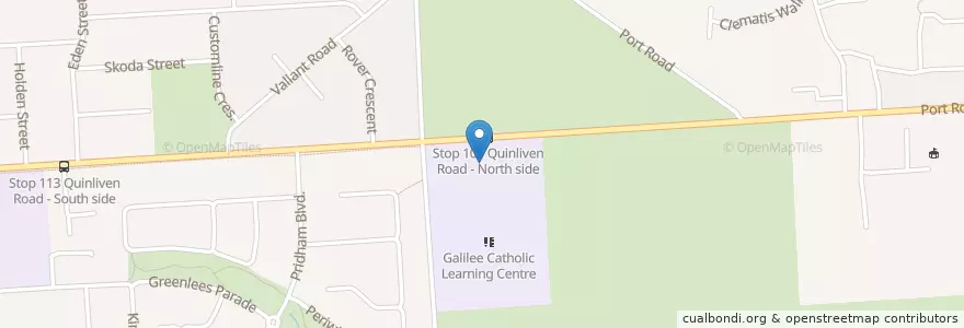 Mapa de ubicacion de Galilee Catholic Learning Centre (R-7 School) en 澳大利亚, 南澳大利亚州, Adelaide, City Of Onkaparinga.