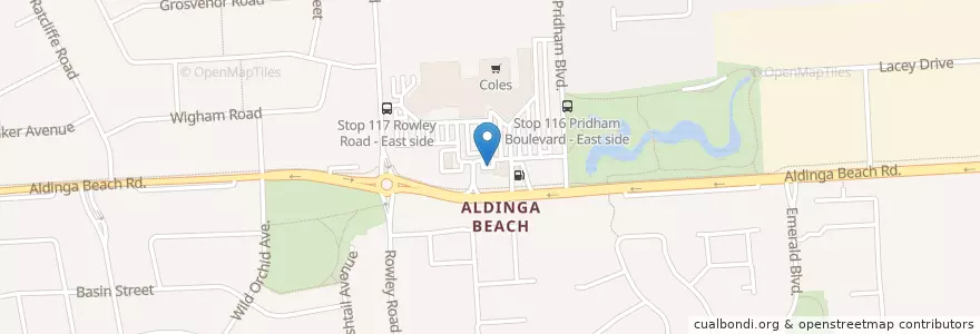 Mapa de ubicacion de Aldinga Car Wash en استرالیا, South Australia, Adelaide, City Of Onkaparinga.
