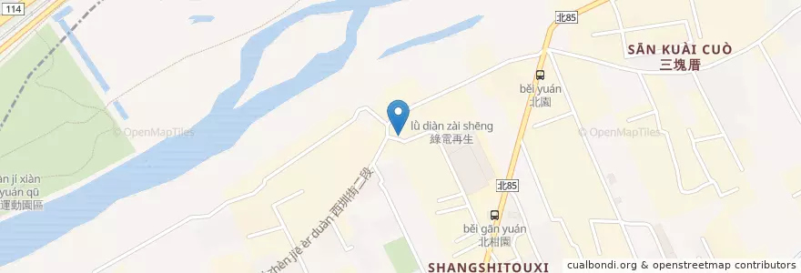 Mapa de ubicacion de 真武壇 en Taiwan, New Taipei, Shulin District.