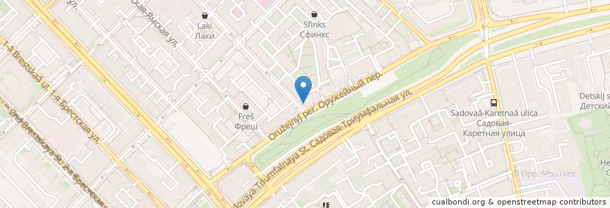 Mapa de ubicacion de Венеция en Rússia, Distrito Federal Central, Москва, Центральный Административный Округ, Тверской Район.