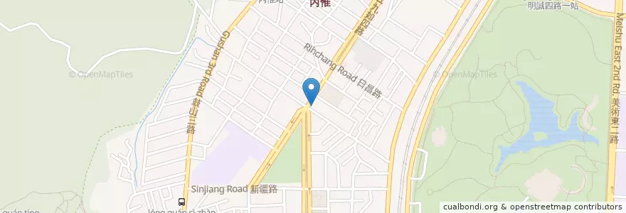 Mapa de ubicacion de 惠民藥局 en 台湾, 高雄市, 鼓山区.