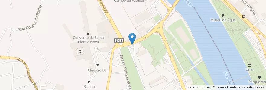 Mapa de ubicacion de Oral Studio en Portugal, Centro, Baixo Mondego, Coímbra, Coímbra.