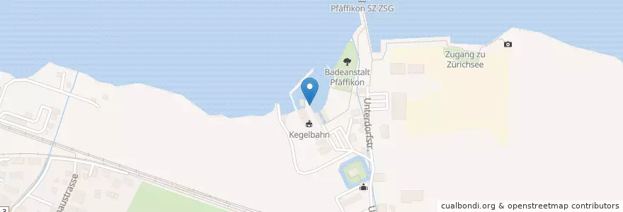 Mapa de ubicacion de Restaurant Schiff en 스위스, Schwyz, Höfe, Freienbach.