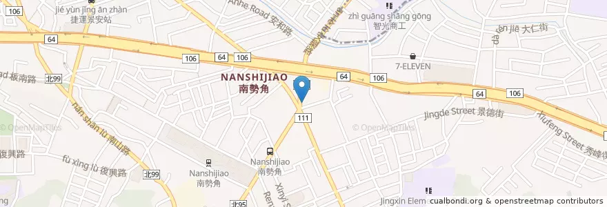 Mapa de ubicacion de 信隆大藥局 en تايوان, تايبيه الجديدة, 中和區.