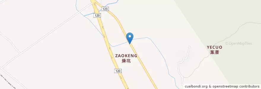 Mapa de ubicacion de 一哥炊粉 en Taiwán, Provincia De Taiwán, Condado De Hsinchu, 芎林鄉.
