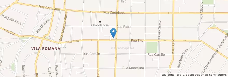 Mapa de ubicacion de Estrela da Tito en البَرَازِيل, المنطقة الجنوبية الشرقية, ساو باولو, Região Geográfica Intermediária De São Paulo, Região Metropolitana De São Paulo, Região Imediata De São Paulo, ساو باولو.